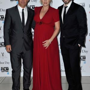 Kate Winslet, Josh Brolin and Jason Reitman at event of Labor Day (2013)
