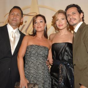 Jennifer Lopez Marc Anthony Angelo Pagan and Leah Remini