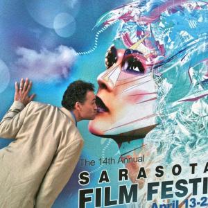Sal at the Sarasota Film Fest with The Perfect Wedding 2012
