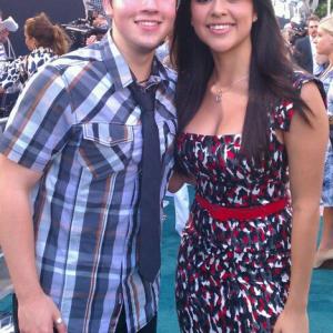Chelsea and Nathan Kress at the Zookeeper premiere