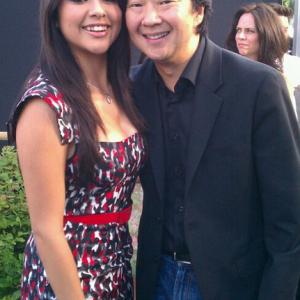 Chelsea and Ken Jeong at the Zookeeper premiere