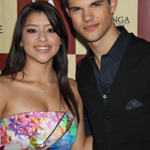 Chelsea and Taylor Lautner at the LA Film Festival premiere of A Better Life