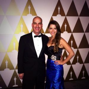 Haik Gazarian and Valentina Rendon at the Sci Tech Academy Awards 2014