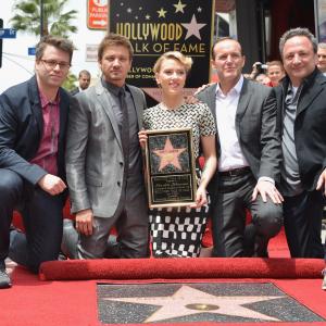 Clark Gregg, Scarlett Johansson, Jeremy Renner and Jeremy Latcham