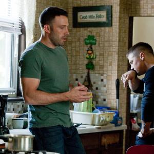 Still of Ben Affleck and Jeremy Renner in Miestas (2010)