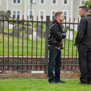 Still of Ben Affleck and Jeremy Renner in Miestas 2010