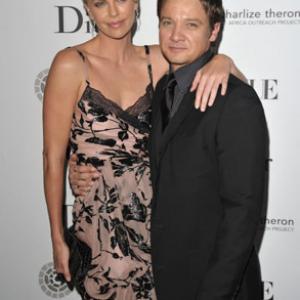 Charlize Theron and Jeremy Renner