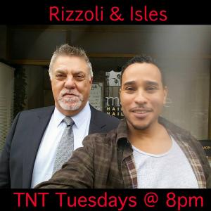 Guest starring on Rizzoli and Isles with Bruce Mcgill