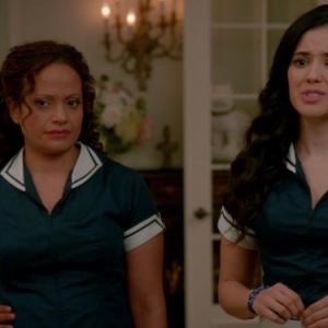 Still of Judy Reyes and Edy Ganem in Devious Maids 2013