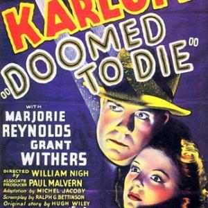Marjorie Reynolds and Grant Withers in Doomed to Die 1940