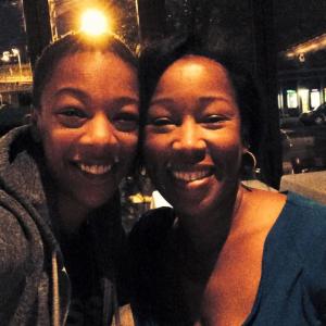 With the remarkable actress and Spirit Samira Wiley aka Pussyfrom the cast of OITNB!! 102014