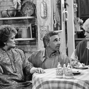 Still of Rue McClanahan, Bea Arthur and Donnelly Rhodes in The Golden Girls (1985)
