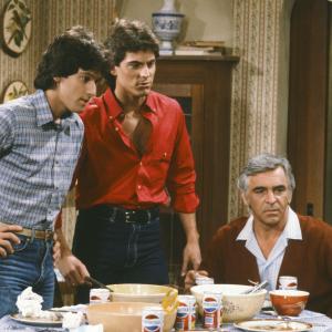 Still of DW Brown John Mengatti and Donnelly Rhodes in The Facts of Life 1979