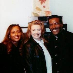 Tammy McCrary, Lisa Rhyne and Howard McCrary at Chaka Khan's studio.