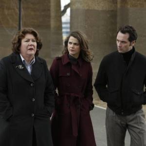Still of Keri Russell Margo Martindale and Matthew Rhys in The Americans 2013