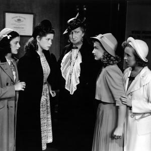 Still of Helena Phillips Evans, Betty Jane Graham, Bonita Granville, Renie Riano and Joanne Tree in Nancy Drew: Detective (1938)