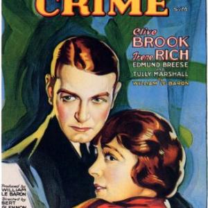 Clive Brook and Irene Rich in The Perfect Crime (1928)