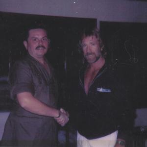 With Chuck Norris on Delta Force