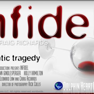 Key art concept for the dramatic film Infidel written by Leonard Law and Craig Richards produced by Craig Richards and Leonard Law directed by Craig Richards