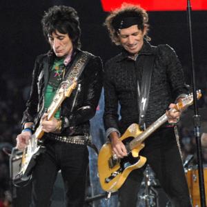 Keith Richards Ron Wood and The Rolling Stones at event of Super Bowl XL 2006