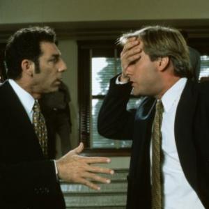 Still of Jeff Daniels and Michael Richards in Trial and Error 1997