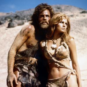 Still of Raquel Welch and John Richardson in One Million Years B.C. (1966)