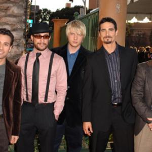 Nick Carter Howie Dorough Brian Littrell AJ McLean and Kevin Scott Richardson at event of 2005 American Music Awards 2005