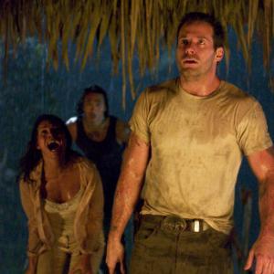 Still of Johnny Messner, Salli Richardson-Whitfield and Karl Yune in Anacondas: The Hunt for the Blood Orchid (2004)