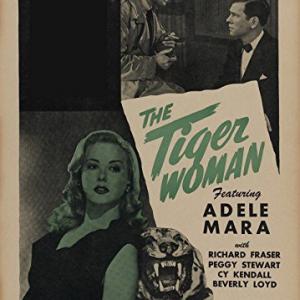 Adele Mara and Kane Richmond in The Tiger Woman 1945