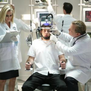 Still of Jenny McCarthy Andy Richter and Zachary Levi in Cakas 2007