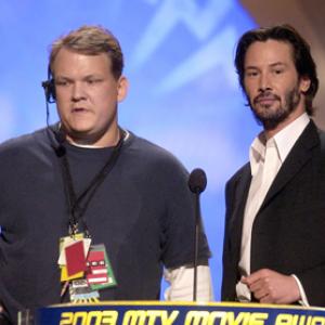 Keanu Reeves and Andy Richter