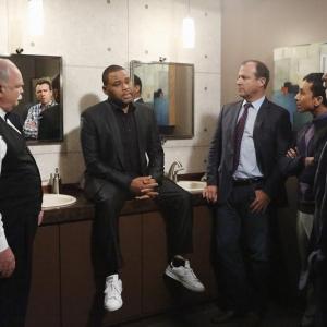 Still of Anthony Anderson Richard Riehle Joel Spence and Raja Deka in Blackish 2014