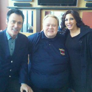 Lance Burton Louie Anderson and I on the set of Billy Topit
