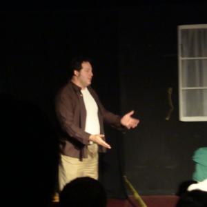 Roger Rignack as Baxter in Fragments at the Underground Theater