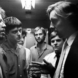 Still of Sam Riley Craig Parkinson James Anthony Pearson Toby Kebbell Joe Anderson and Harry Treadaway in Kontrole 2007