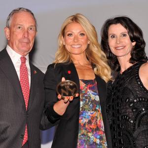 Michael Bloomberg, Kelly Ripa and Katherine Oliver