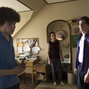 Still of Jesse Eisenberg and Jason Ritter in The Education of Charlie Banks 2007