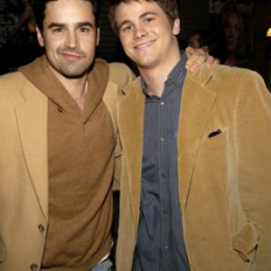 Jesse Bradford and Jason Ritter at event of Happy Endings (2005)