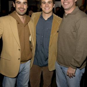Jesse Bradford, Tom Ortenberg and Jason Ritter at event of Happy Endings (2005)