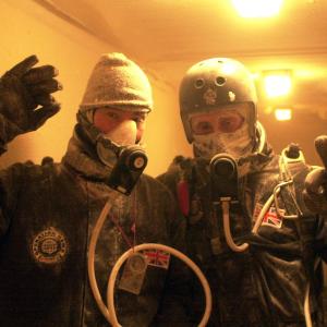 Training for first Guinness World Record, back in 2002. An hour at -50 degrees Celcius to simulate life at 33,000ft above the earth.
