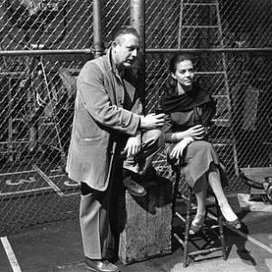 West Side Story Director Jerome Robbins and Natalie Wood 1961UA