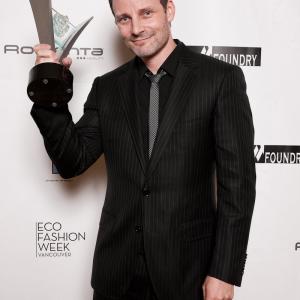 Ryan Robbins in the 2011 Leo Awards winners lounge