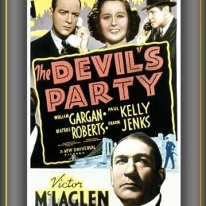 William Gargan Paul Kelly Victor McLaglen and Beatrice Roberts in The Devils Party 1938