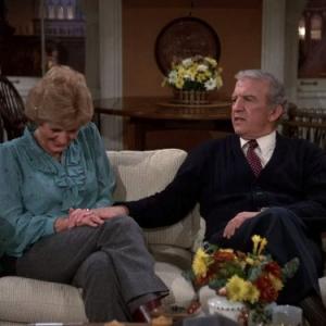 Still of Nicholas Colasanto and Eve Roberts in Cheers 1982
