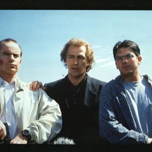 Marc Macaulay (as Vincent), Bruce Payne (as Charles Rane), and Cameron Roberts (as Mathew) in Passenger 57.