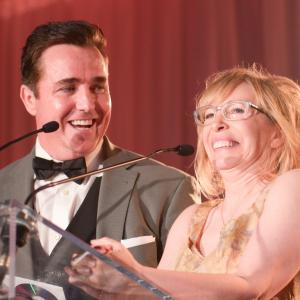 Paul McGillion & Nancy Robertson at the 2011 Leo Awards.