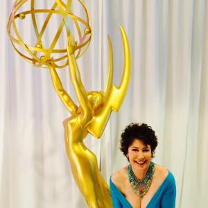 Diane Robin at the 2015 Emmys
