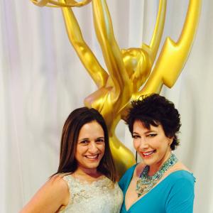 Diane Robin and Sharon Leiblein at the Emmys