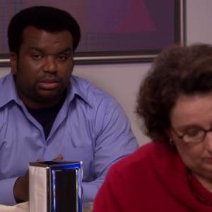 Still of Craig Robinson and Phyllis Smith in The Office (2005)