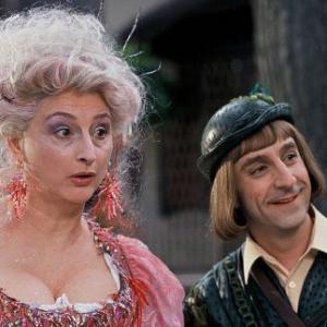 Pierrette Robitaille as Fairy Godmother and Martin Drainville as Prince Ludovic in the Denise Filiatrault film ALICES ODYSSEY  LODYSSE DALICE TREMBLAY